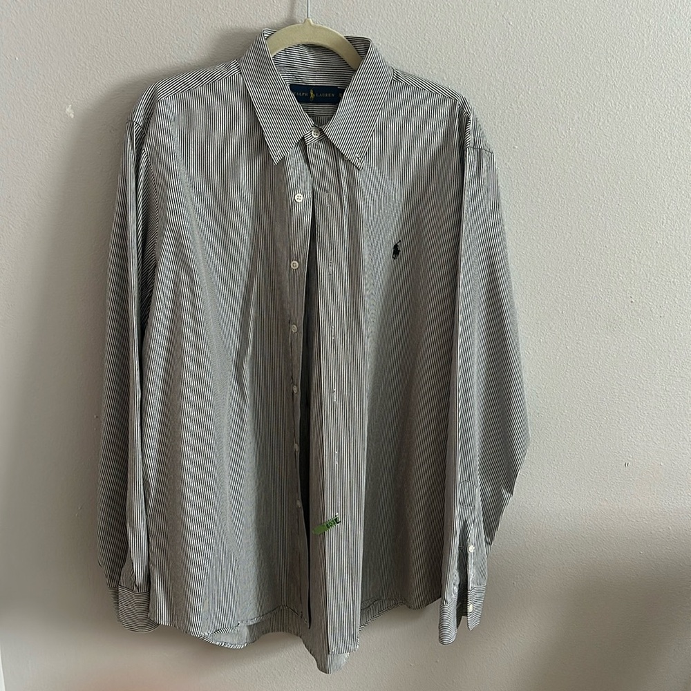 Ralph Lauren Polo brand button down.XL. Like new.
